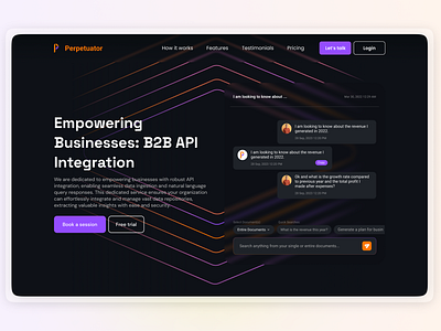 Case Study - B2B API Integration Website ai api b2b branding data driven deployment design extensions figma graphic design illustration logo organization revolutionary tool rsponsive design security spi intrgration typography ui ux