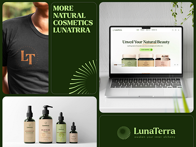 LunaTerra — Beauty Product Design animation beauty app design beauty landing page beauty products branding cosmetology product app dotpixel agency ecommerce graphic design logo lunaterra makeup minimal design motion graphics product product design shop uiux web design website