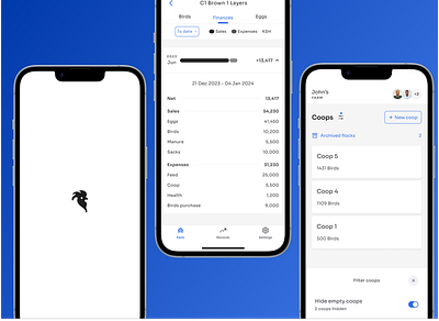 Kukufarm : Poultry management app app application branding desiging design designer development farm farming graphic design kuku logo ui