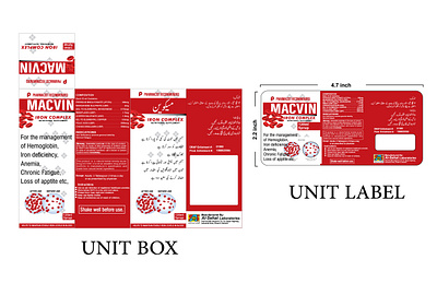 Unit Box And Label Design label design