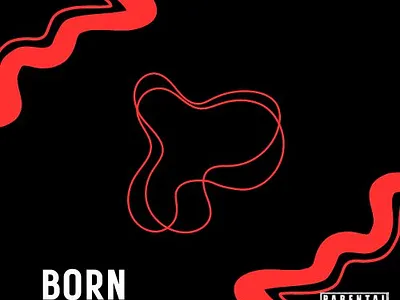 BORN - Album cover albumcover creativedesign design music music industry typography ui visual design