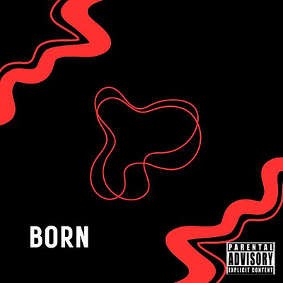 BORN - Album cover albumcover creativedesign design music music industry typography ui visual design
