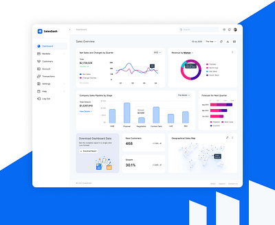 Salesdash- Dashboard Design app dashboard design desktop ui ux