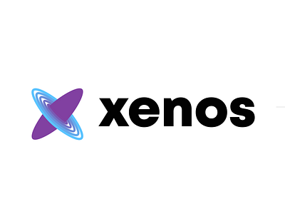 xenos wip logo x brand design letter logo logotype minimal monogram x