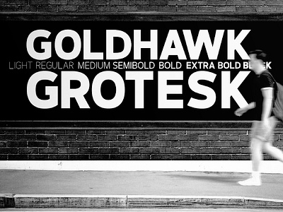 GoldHawk Grotesk typeface custom custom type display typeface grotesk typeface letterforms modern sans serif type type design typeface