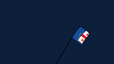 Georgia and EU flag animation design dribbble eu flag georgia graphics illustration motion motion graphics