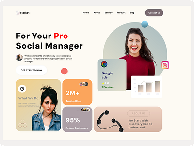 Social Manager Dashboard dashboard design figma social media manager uiuxdesign user