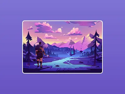 Personal Website Landing Page animation design illustration interactive landing page motion design motion graphics rive ui webdesign webflow website