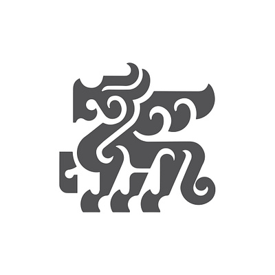 mythical dragon creature logo 3d animation branding creature logo design graphic design illustration logo logo design logo designer logodesign minimalist logo minimalist logo design motion graphics ui