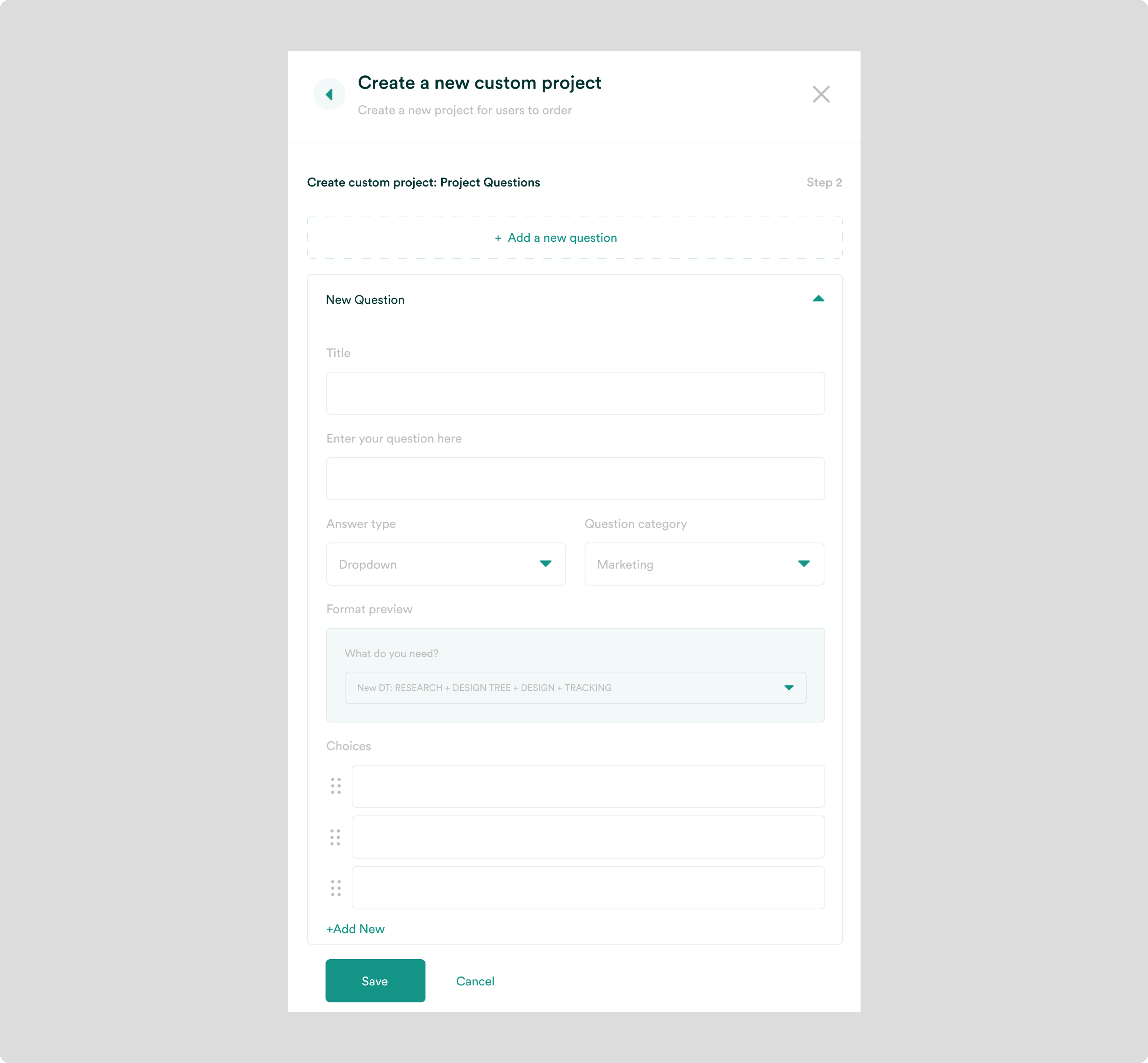Add Question add questions custom design dropdown figma preview project uiux