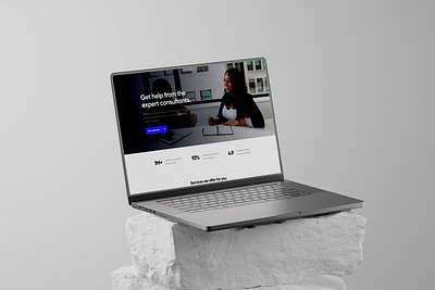 Consultant Landing Page Design app design consultant website design landing page ui uiux uiux design ux web app web design web ui web uiux