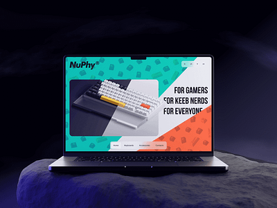 Website concept for keyboard brand brand design keyboard ui ux web webdesign website