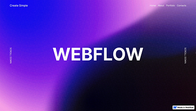 Why Webflow? dailyui design figma interaction madeinwebflow nocode nocodetool ui ux uxui webdesign webflow websitedesign
