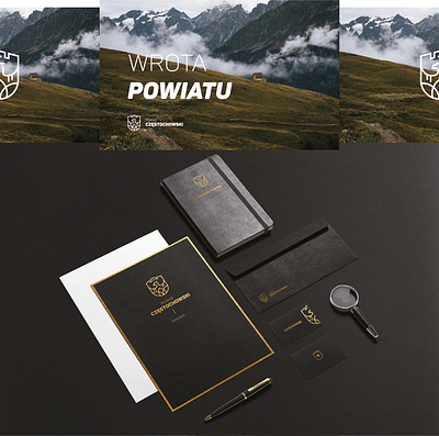 Powiat Częstochowski - Logo concept branding design graphic design logo vector