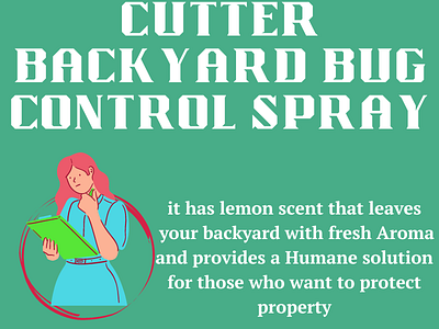 Cutter backyard bug control spray 3d animation graphic design logo motion graphics ui
