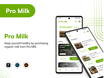 Pro Milk 3d animation branding graphic design illustration logo motion graphics ui vector