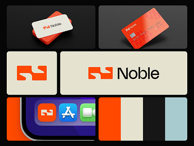 Noble Branding bank design banking brand banking brand identity banking company banking design brand brand identity branding brands colors design graphic design logo logo design logo designer logos minimalistic minimalistic brand noble visual identity