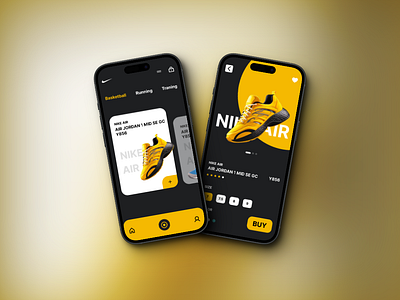 NIKE SHOES MOBILE APP DESIGN figma mobileappdesign nikeshoes uiux userexperience userinterface webdesign