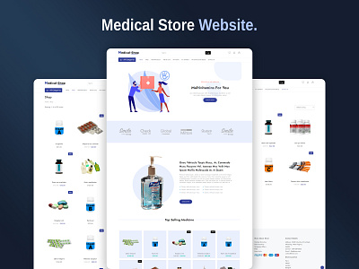 Medical Store Theme Template ecommerce medical store medical store website template online store wocommerce wordpress