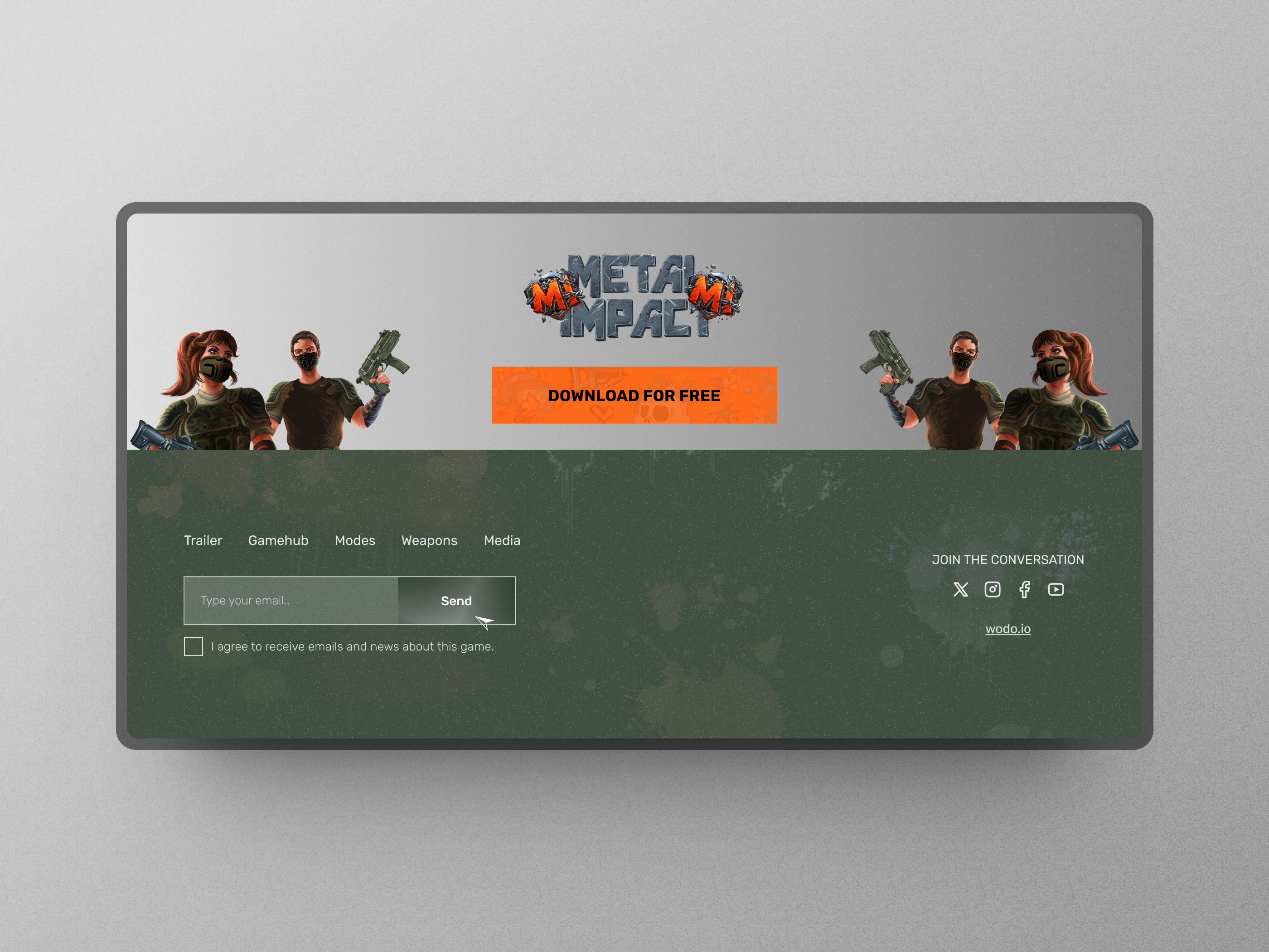 Gaming | Footer crypto earn footer fps game game design game ui gaming landing page play to earn product ui ux web web design web3 web3games