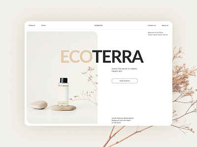 Ecoterra Website ui