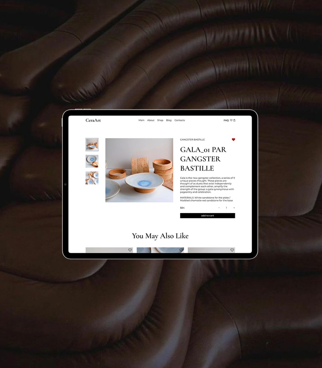 Card product for Ceramic Store card product ceramic fesign figma shop store ui ux web design website