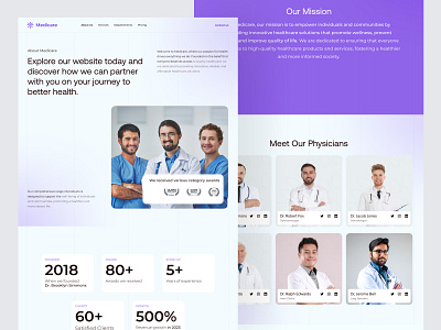 Medicare - About Us about us about us healthcare design doctor dribbble health health care healthcare healthcare landing page hospital landing page medical medical care minimalist modern uiux web web design website website design