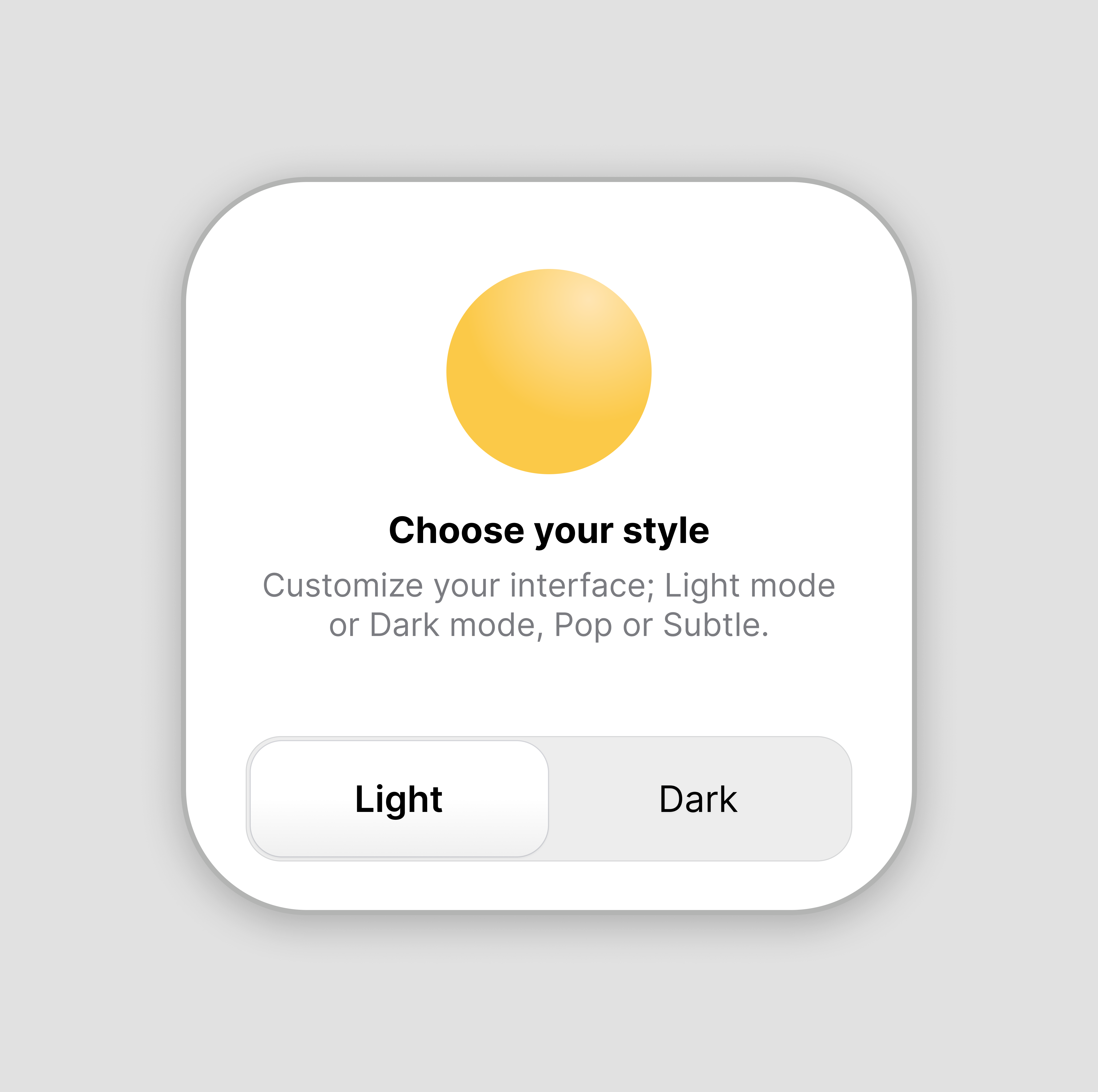 Dark or Light Mode widget dark dark mode design design process light light mode mobile app night ui ux website widget