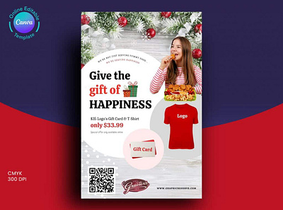 Restaurant Flyer for Christmas Holiday & New Year Template Canva canva flyer canva restaurant flyer flyer template holiday flyer holiday sale offer flyer new year gift flyer new year offer flyer restaurant restaurant flyer restaurant flyer design restaurant flyer template restaurant marketing flyer