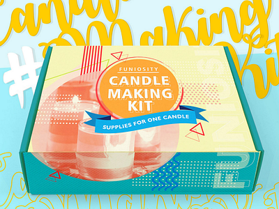 The Candle Making Kit Packaging candle making kit craft packaging mailer box packaging packaging kit