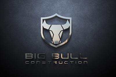 Sophisticated Bull 3d branding construction elegant graphic design logo sophist sophisticated