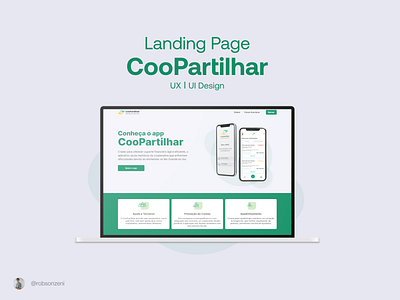 Landing Page I CooPartilhar design landing page ui design ux design web webdesign