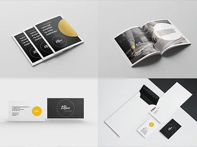 Visual identification EDC branding design graphic design logo