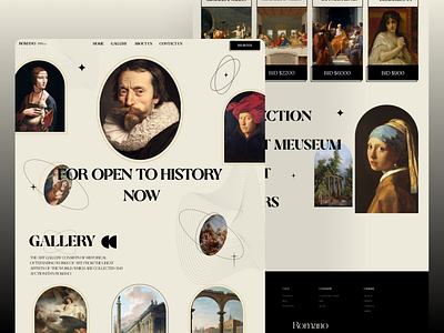 Art gallery landing page animation art art gallery branding design graphic design landingoale ui ux web web design website