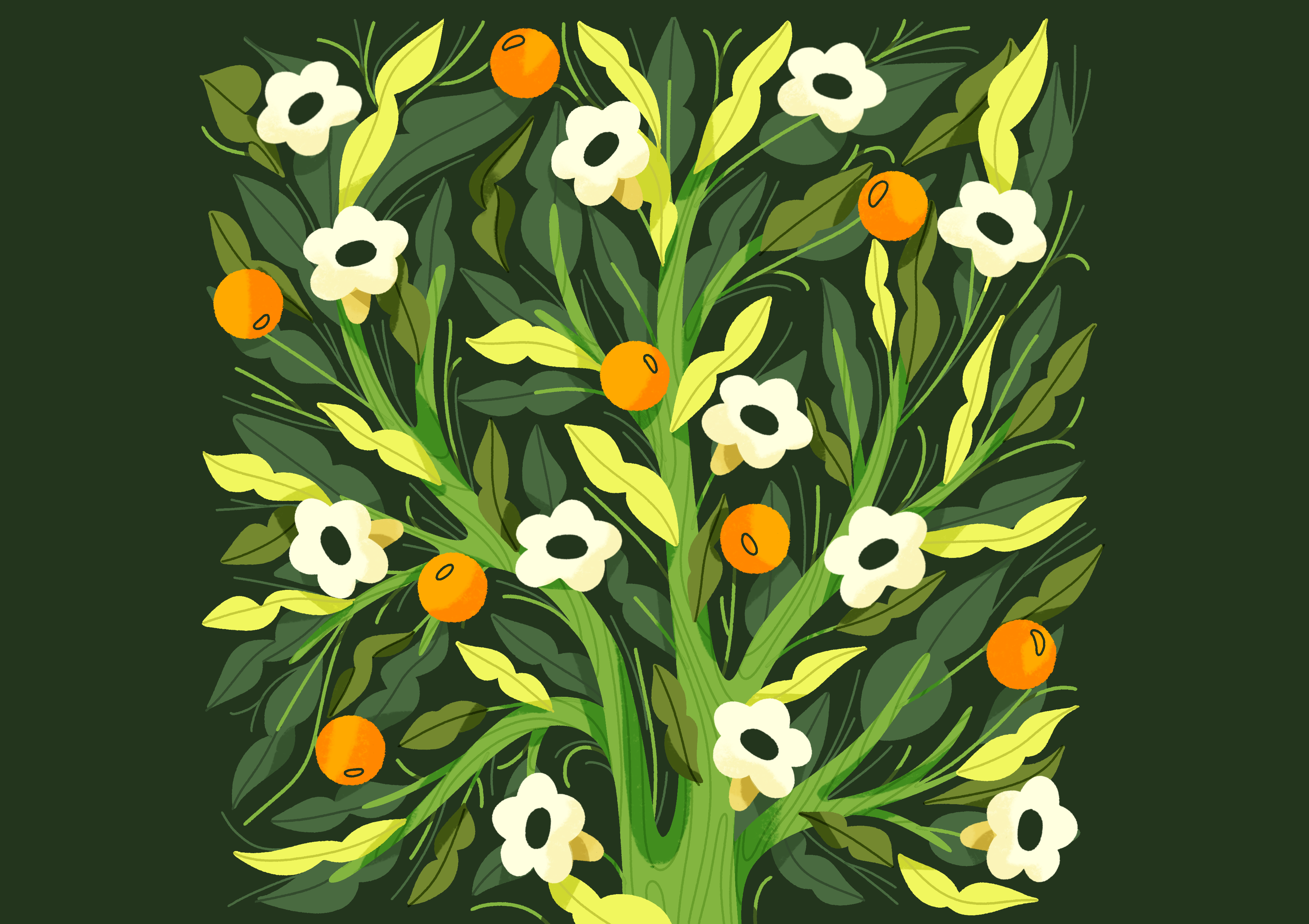 FOREST animation appple art illustration design artists creative forest graphic illustration