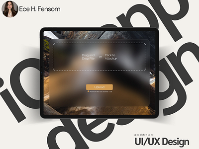 File Upload App Interface app design app interface dailyui design challenge interface design ui