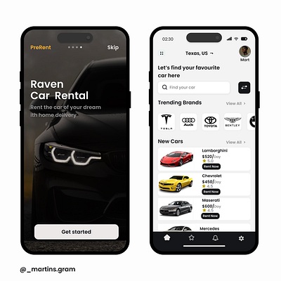 Car Rental Mobile App UI 3d animation branding design graphic design illustration logo motion graphics ui