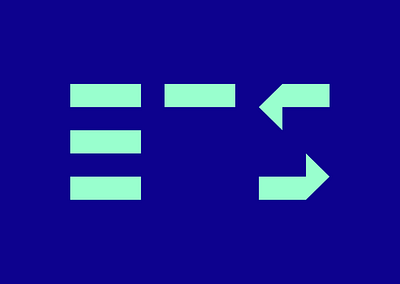 ETS logo mark 2d 3d ads animation branding design graphic design illustration logo logo design logo mark minamakistic logo modern logo motion graphics poster poster design ui visual identity