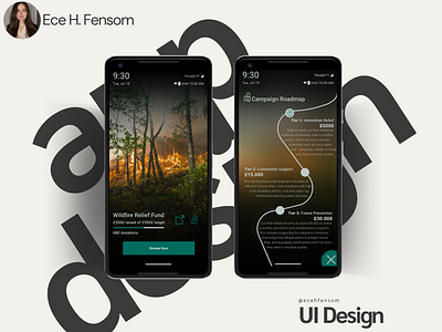 32/100 DailyUI - Crowdfunding android app interface app design crowdfunding dailyui design challenge ui