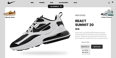 Web design Nike web