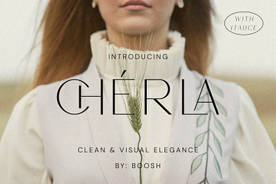 Cherla - Clean & Visual Elegance graphic design italic motion graphics