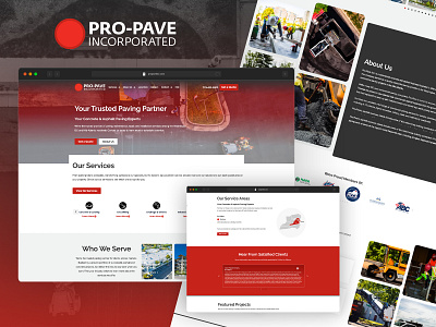 Pro-Pave - New Website Design & Build branding graphic design logo ui web design