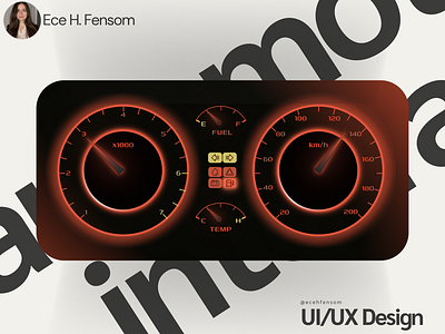 34/100 DailyUI - Automotive Interface automotive car ui dailyui design challenge honda honda prelude interface design ui