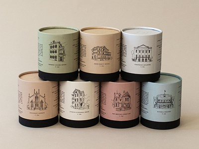 The Architecture Collection I design illustration packaging typography