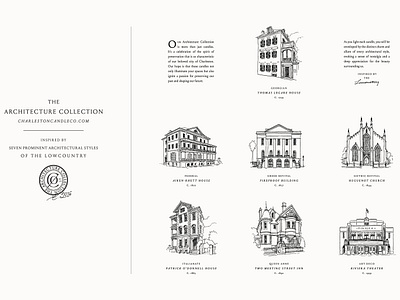 Styles from The Architecture Collection design illustration packaging print typography