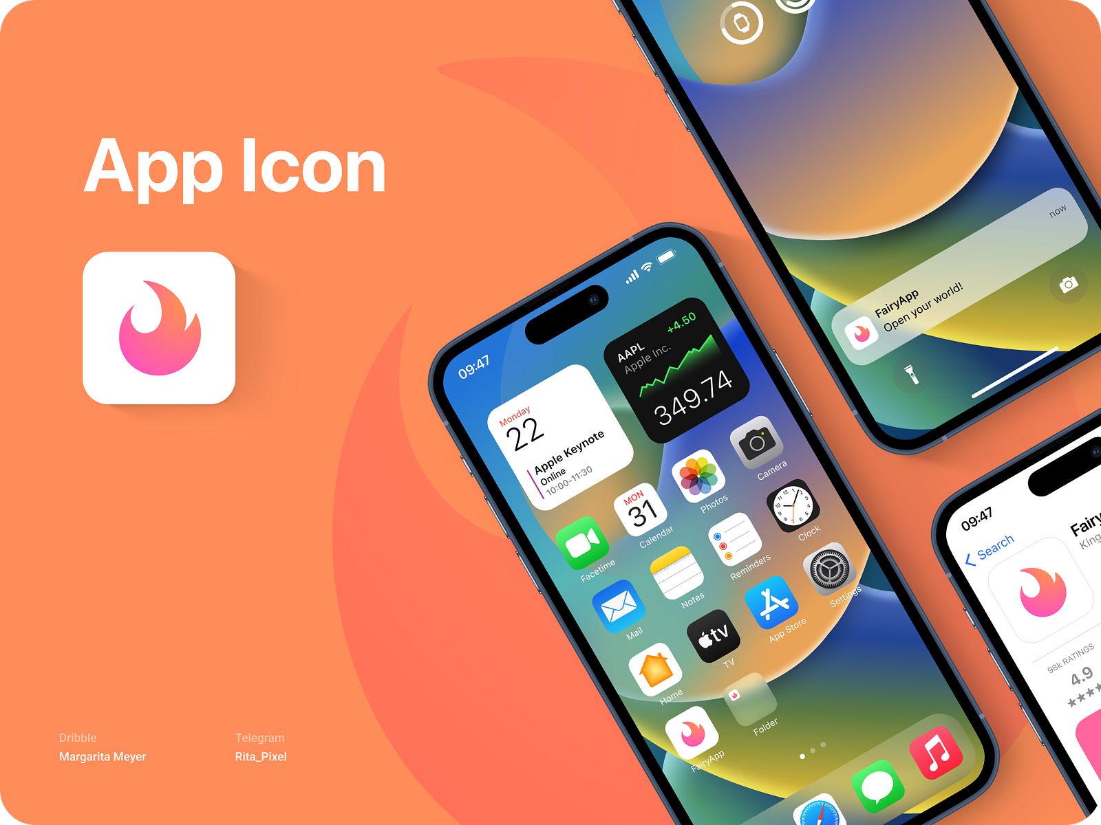 Daily UI 005 / App Icon by Margarita Meyer on Dribbble