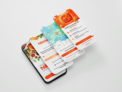 Onboarding app delivery delivery app mobile onboarding ui ux