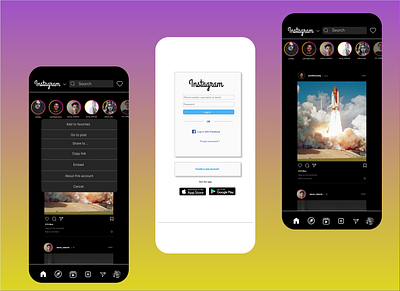 INSTAGRAM MOBILE APP - COPY app app copy designing insta instagram meta meta platform mobile app social app ui ux