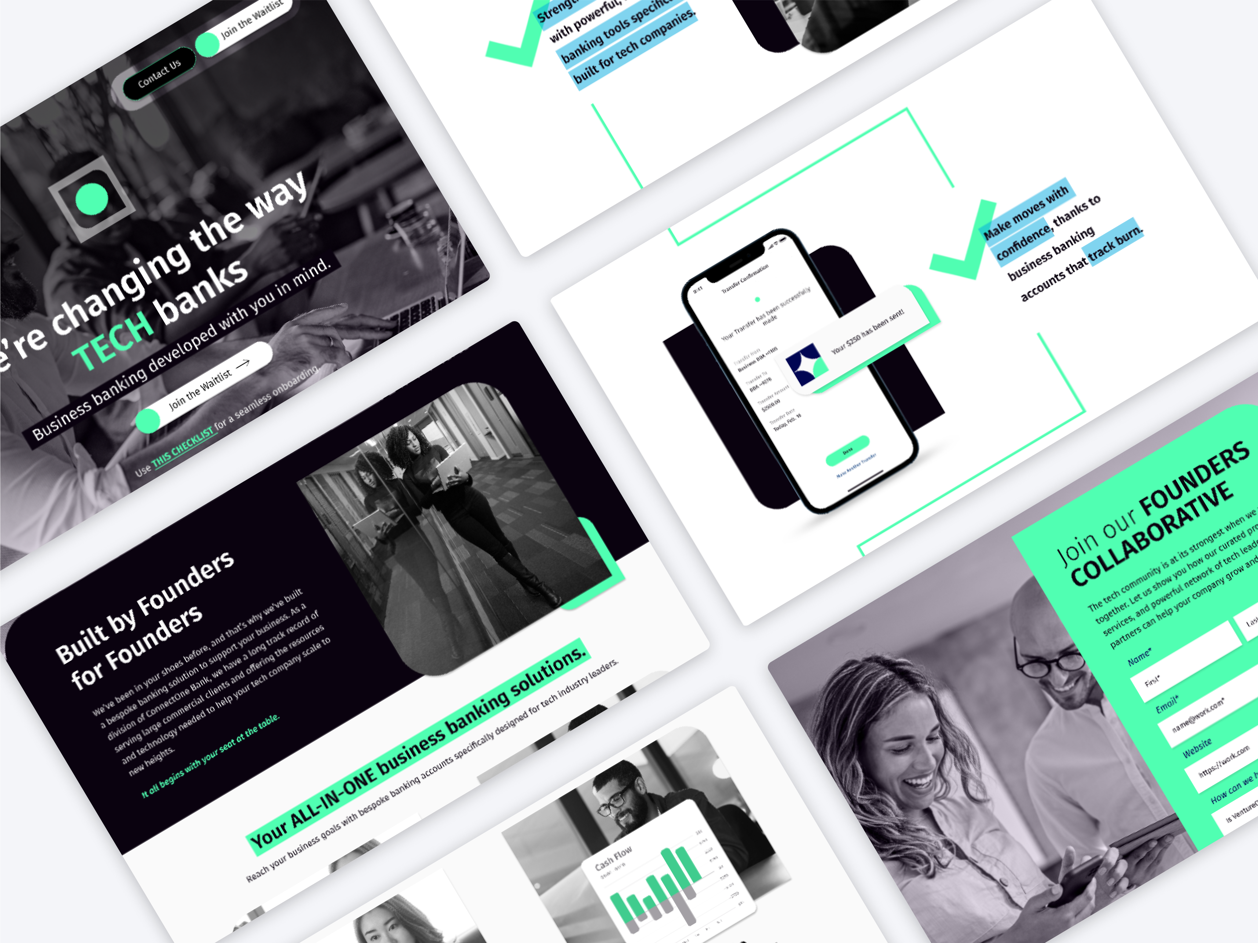 Webdesign app brand awareness branding c level core design digital bank fintech landingpage niche nymbus product smb tech ui user experience ux ventureon webdesign website