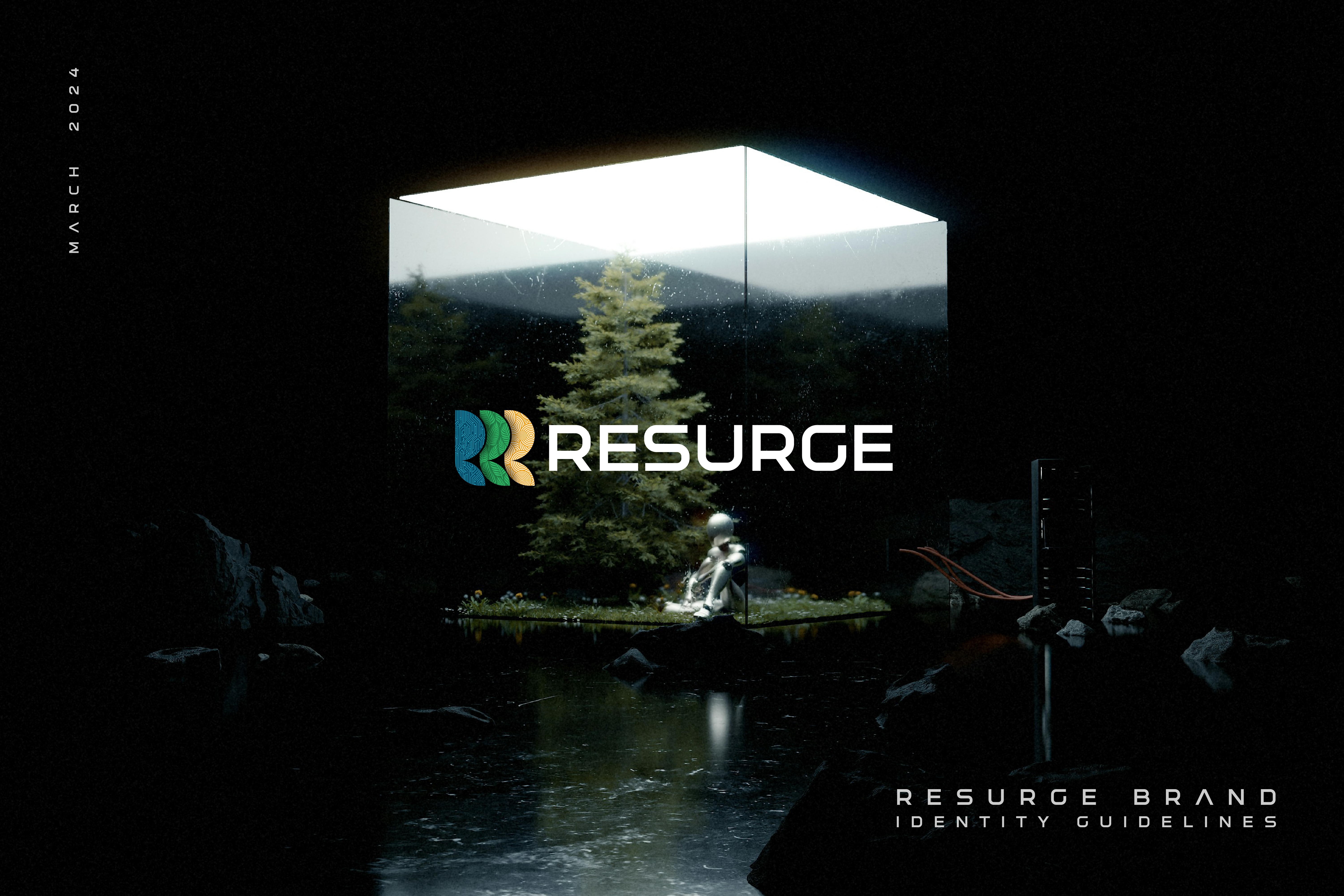 Resurge Logo & Brand Identity Guidelines 3r logo 3r logo design branding digital logo graphic design logo design minimalist logo minimalist logo design minimalist recycle logog modern logo nature logo design recycle brand logo recycle branding recycle design reduce reduce logo resurge resurge logo design reuse logo